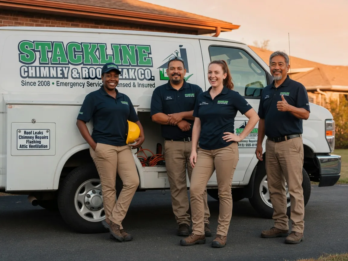 Chimney flashing repair company in Omena, MI